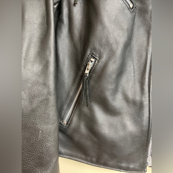 Harley-Davidson Women’s Biker Jacket Sz Medium Made in the USA - Picture 9 of 12